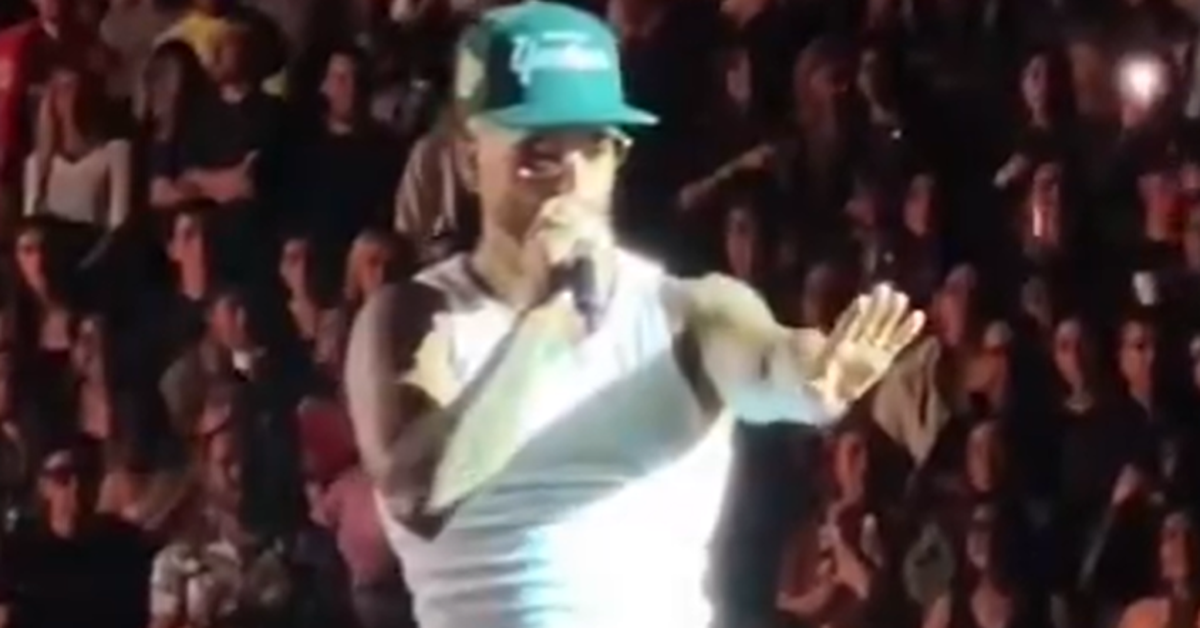 Maluma stops concert to scold mum who brought baby