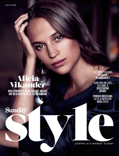 <p><strong>9.&nbsp;</strong></p>
<p>The fashion focused <em>Sunday Style</em> has disappeared from newspapers, replaced by <em>Stellar</em>. Before it closed photographer Steven Chee drew attention to the Swedish star's unblemished beauty.</p>