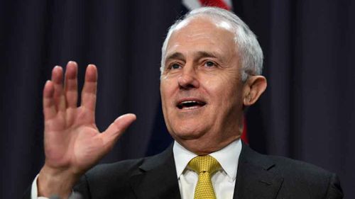 Malcolm Turnbull speaks in Canberra today. (AAP)