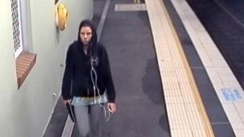 Cassie Olczak was seen on CCTV near the park. (Supplied)