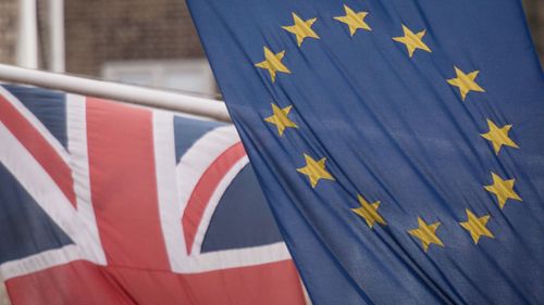 File photo dated 17/02/16 of the EU and Union flags. Boris Johnson will reveal his aims for a trade deal with the European Union ahead of talks on Monday which are likely to expose deep divisions between the two sides