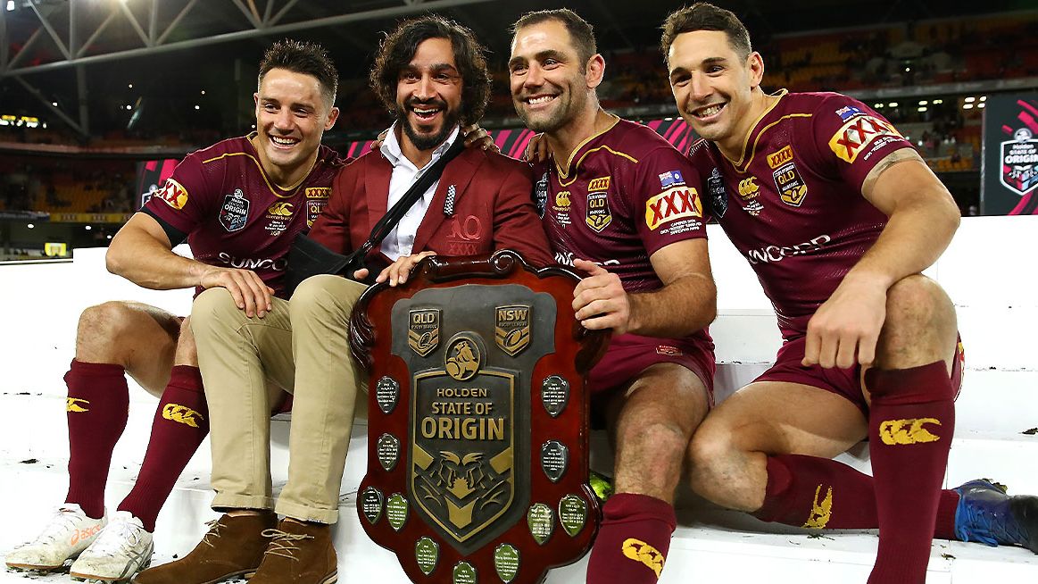 Cooper Cronk, Johnathan Thurston, Cameron Smith and Billy Slater