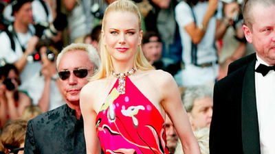 In a vibrant halter Pucci dress in 2003, Nicole Kidman attending the opening of her new movie 'Dogsville'.