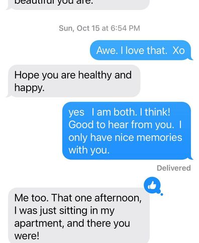 Matthew Perry and Iona Skye texts