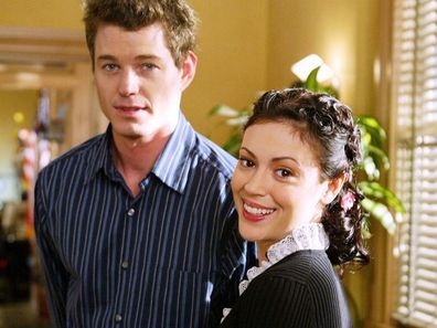 Alyssa Milano with Eric Dane in Charmed