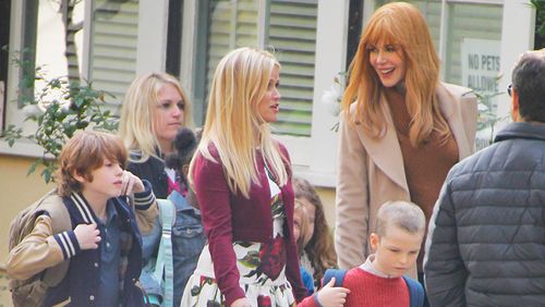 Reese Witherspoon and Nicole Kidman in a scene from the drama