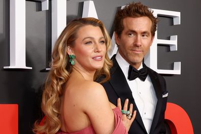 NEW YORK, NEW YORK - APRIL 24: (L-R) Blake Lively and Ryan Reynolds attend the 2025 Time100 Gala at Jazz at Lincoln Center on April 24, 2025 in New York City. (Photo by Cindy Ord/Getty Images)