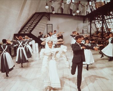 Dick Van Dyke and Sally Ann Howes in the film 'Chitty Chitty Bang Bang'