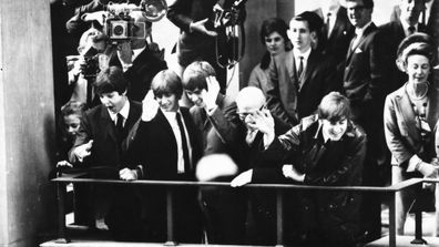 The Beatles at the Melbourne Town Hall on Tuesday 16 June 1964