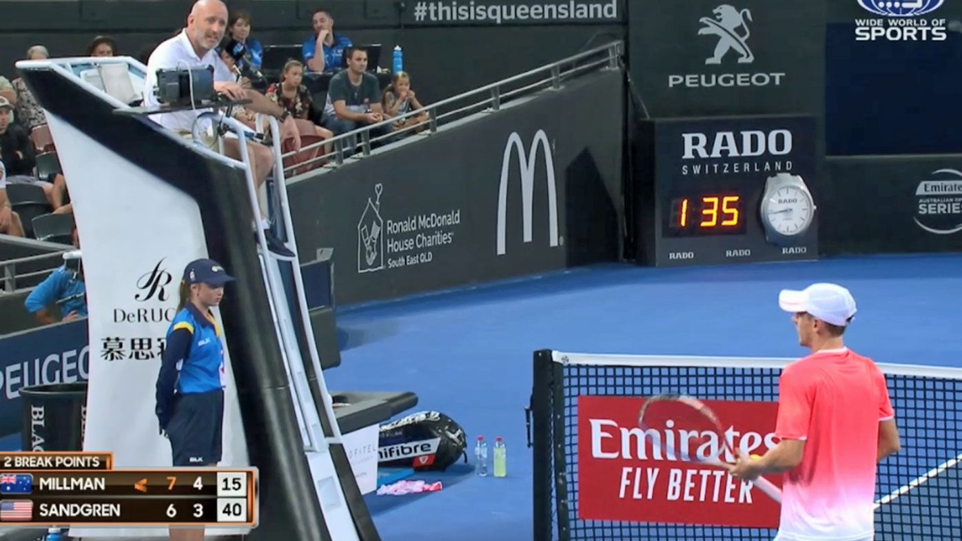 Brisbane International rolling coverage day one: Millman beats Sandgren and the umpire, wildcard Birrell claims biggest career victory