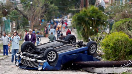 Three people have been killed after a powerful hurricane hit Havana. 