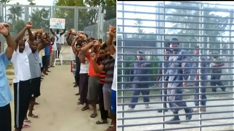 Police storm Manus Island | Nine.com.au
