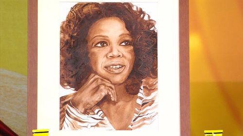 What do you think of Julie Gould's portrait of talkshow queen, Oprah? (TODAY)