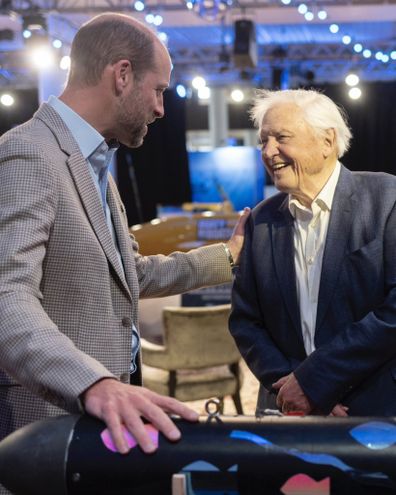 Prince William, David Attenborough 