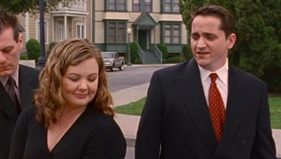 Melissa McCarthy first shared the screen with Ben Falcone when he made a guest appearance on Gilmore Girls.