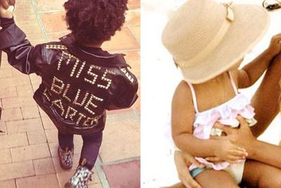Her dad is Jay Z and her mum is Queen Bey... AND she wears a little leather jacket with her name in studs. <br/><br/>Words can't describe her cool this two-year-old is (and how much we kinda wanna be her...)