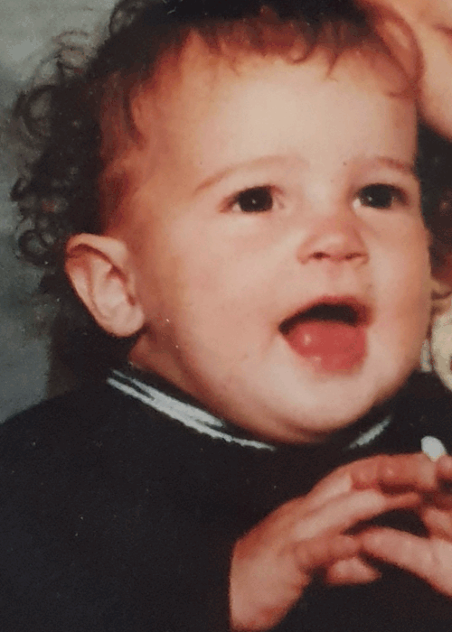 Bronwyn, pictured as a toddler. The photo was one Ms Boatwood used to try find her sister. 