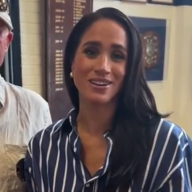 Meghan, Duchess of Sussex, recorded a sweet message for a fan after making an appearance at Bondi Beach