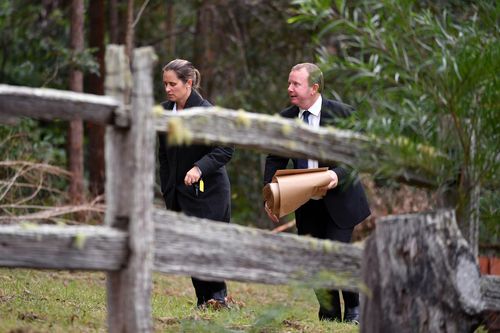 Police are hoping to confirm for the Coroner that William's body is no longer in the bushland. Picture: AAP