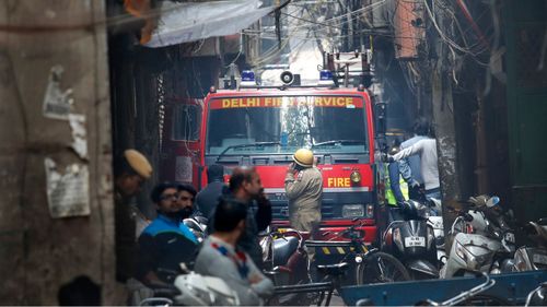 Fierce India factory fire kills at least 43 in New Delhi after electrical short circuit
