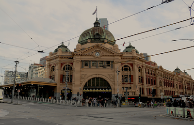 Flinders Street Station, Melbourne: 2021
