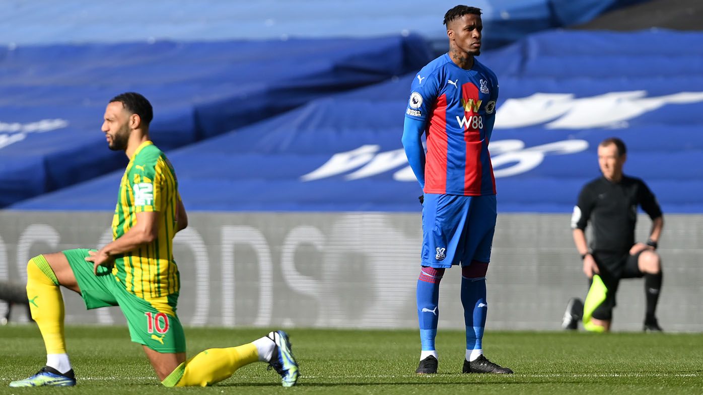Wilfried Zaha becomes first EPL player not to take a knee in protest before match
