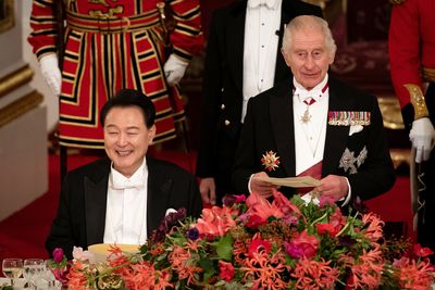 President of South Korea Yoon Suk Yeol and King Charles III