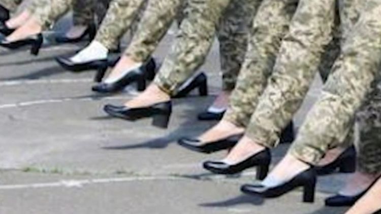 Mockery': Backlash after Ukraine women troops march in heels