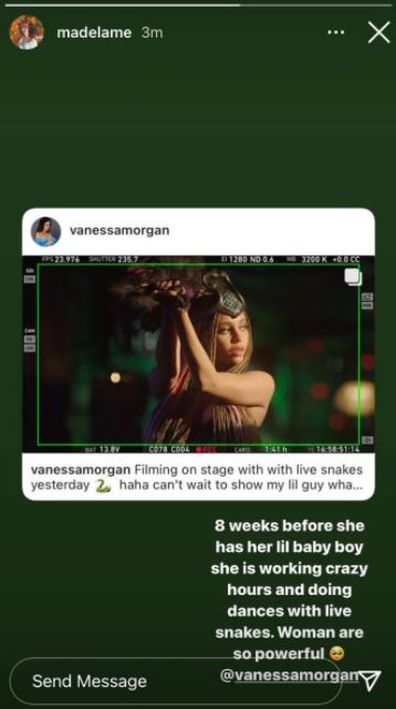 Riverdale, Vanessa Morgan, dancing with snake, filming, Season 5