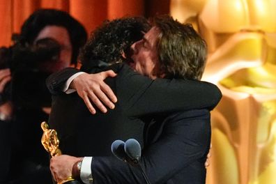 Tom Cruise receives an Academy honorary award from Alejandro González Iñárritu during the 16th Governors Awards on November 16, 2025, at The Ray Dolby Ballroom in Los Angeles.