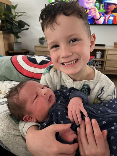It seemed like a blessing when Xavier's baby brother arrived right as Xavier went into remission.
