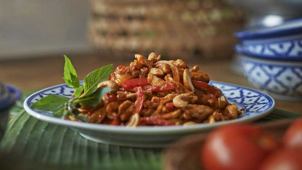 Ayam chilli jam chicken stir fry