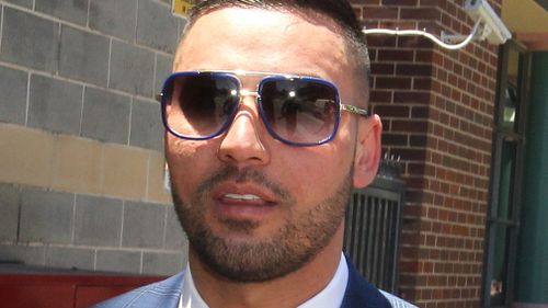 Former Auburn Deputy Mayor Salim Mehajer leaves the Burwood Local Court in Sydney on December 14, 2017. (AAP)