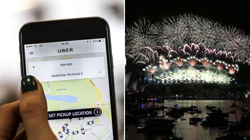 Uber app update warns riders ahead of NYE festivities