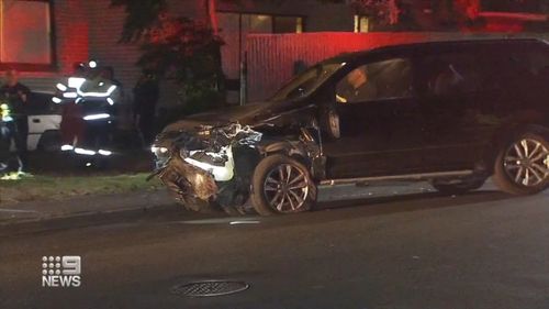 The Ford SUV flew through the intersection of Williams Avenue and Glynville Drive in Adelaide's south at around 11pm last night.