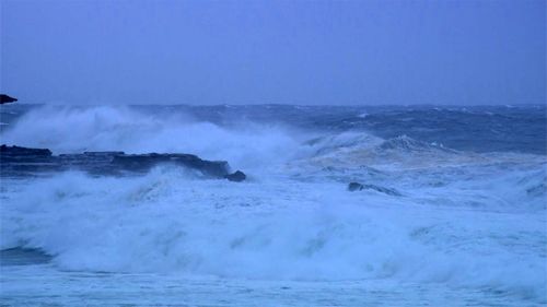 A hazardous surf warning is in place for the NSW coast.