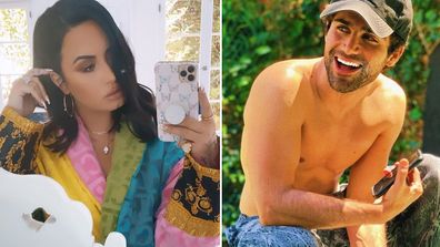 Demi Lovato, fiancé Max Ehrich, Instagram