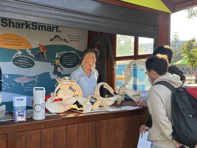 Amy Smoothey shark tackler