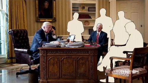 Since then, four of the five senior staffers have either resigned or have been fired. Vice President Mike Pence is the only one who remains.