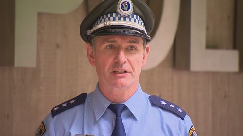 Detective Acting Inspector Jason Hogan addresses Wollongong crash and death of 12-year-old boy.