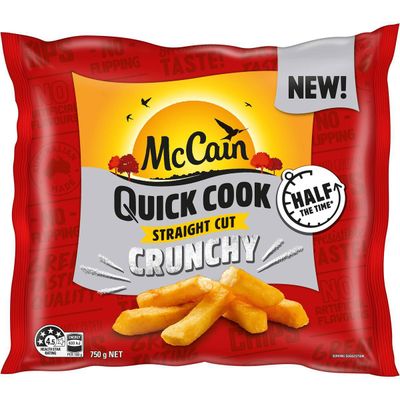 McCain Quick Cook Fries Straight Cut Crunchy - 151 kcal