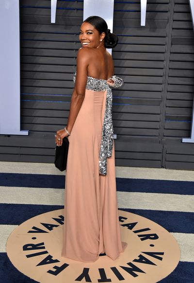 Gabrielle Union in Prada at the 2018 Vanity Fair Oscars After Party