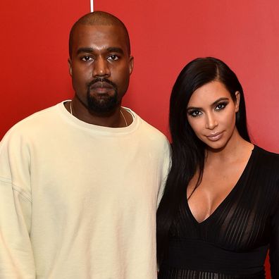 Kanye West and Kim Kardashian in 2015.