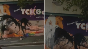 Controversial mural vandalised in Sydney during WorldPride