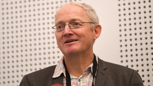  University of NSW Professor Toby Walsh speaks at the 2017 International Joint Conference on Artificial Intelligence at the Melbourne Exhibition and Convention Centre in 2017. Walsh launched a letter signed by 116 robotics and artificial intelligence experts, demanding the United Nations prohibit the use of killer robots, or lethal autonomous weapons, internationally.