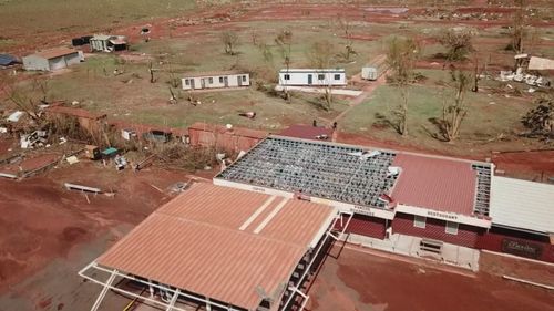 Total destruction at Pardoo Roadhouse and Tavern where Cyclone Ilsa has left a $4 million-dollar damage bill in its wake