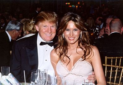 Donald and Melania Trump during a New Year's party at the Mar-a-Lago estate, Palm Beach, Florida, 2004. (Photo by Davidoff Studios/Getty Images)