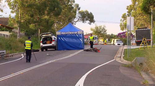 Tuggerah Lakes police motorcycle crash