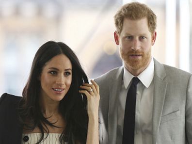 Harry and Meghan attend reception