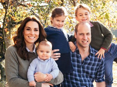 Previously unseen photo of George, Charlotte and Louis released